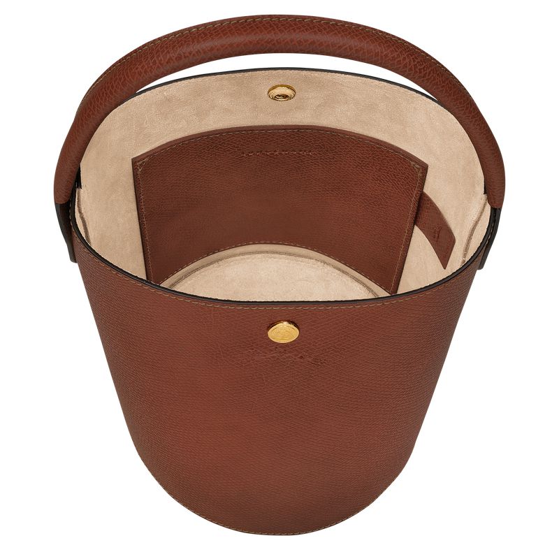 Longchamp Épure S Women Bucket Bag Brown | Australia-238OKCRZN