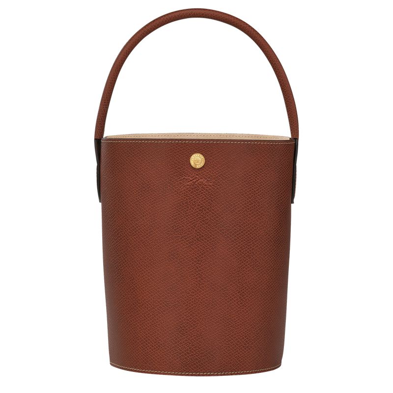 Longchamp Épure S Women Bucket Bag Brown | Australia-238OKCRZN