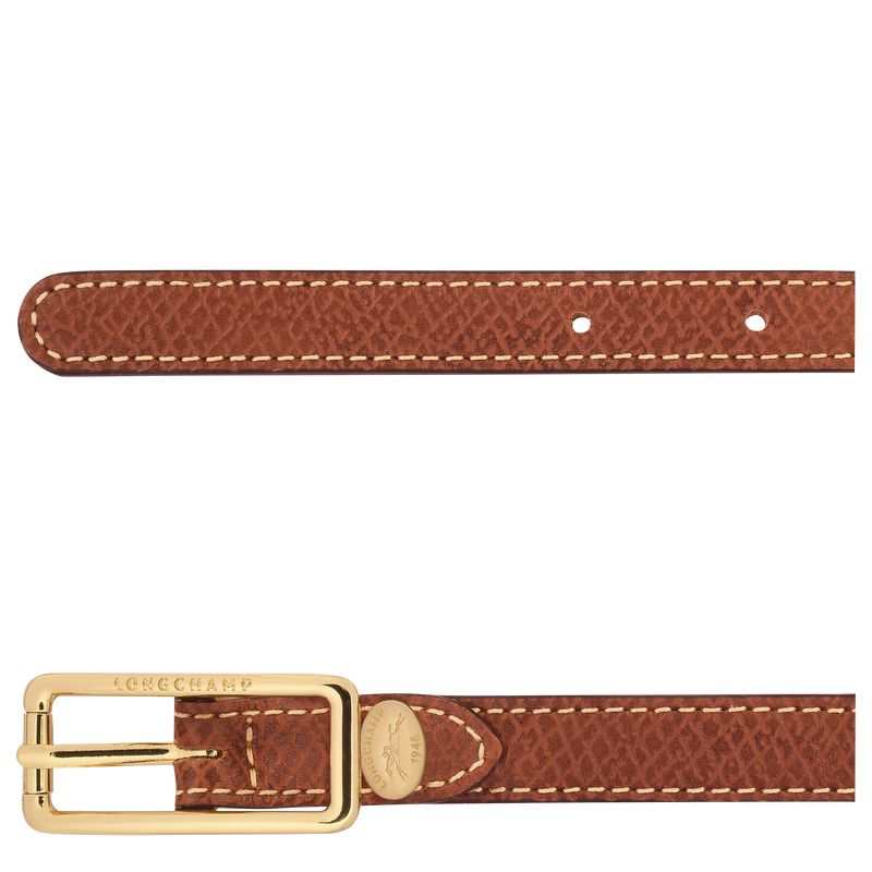 Longchamp Épure Women Belt Brown | Australia-079EFTLZN