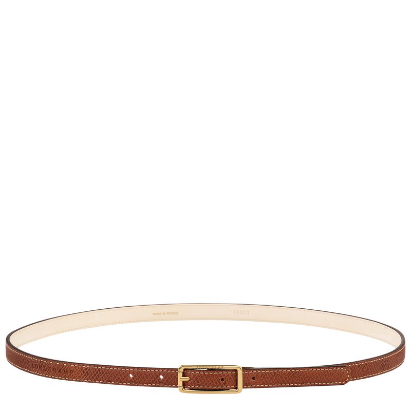 Longchamp Épure Women Belt Brown | Australia-079EFTLZN