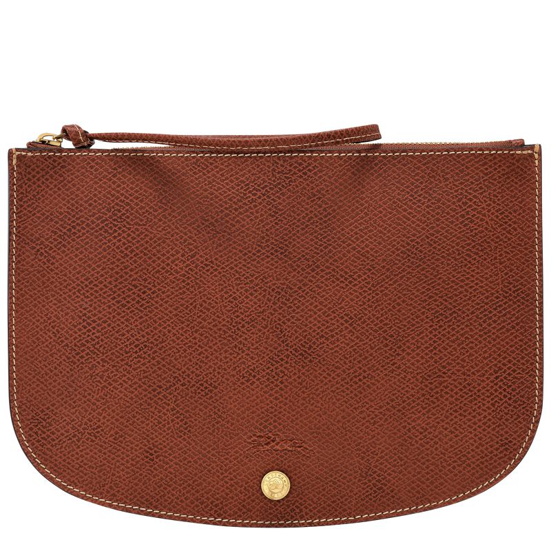 Longchamp Épure Women Pouch Brown | Australia-281CIHPJL