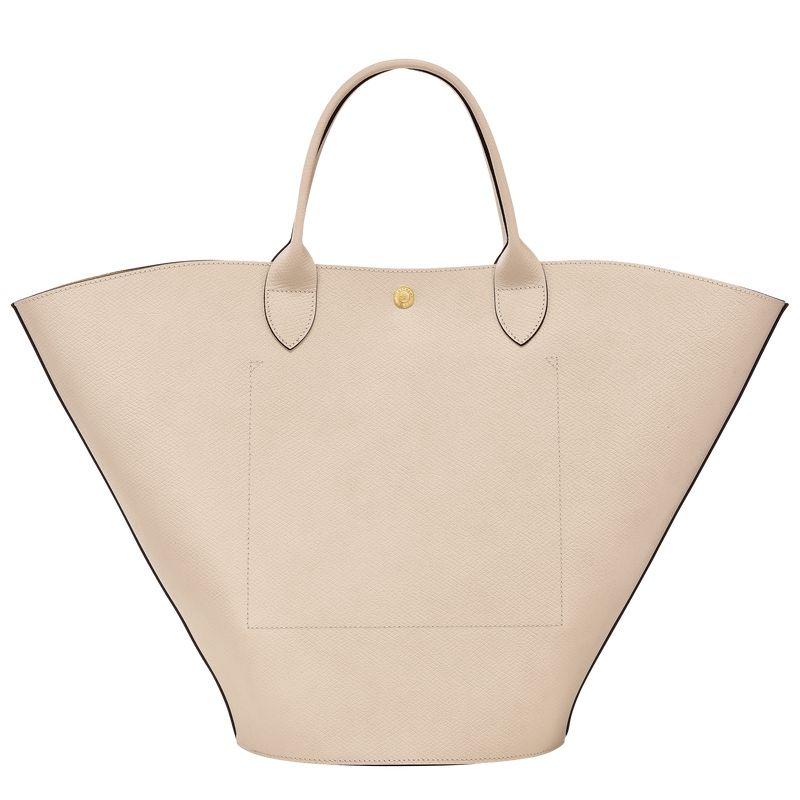 Longchamp Épure Xl Women Tote Bag Beige | Australia-359MEWSFB