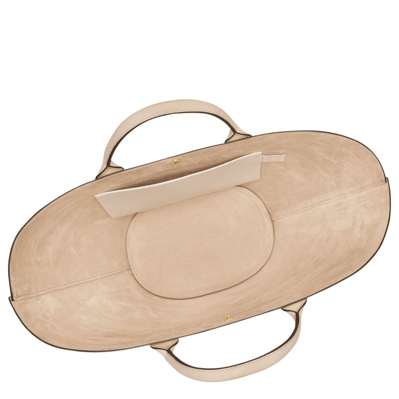 Longchamp Épure Xl Women Tote Bag Beige | Australia-359MEWSFB