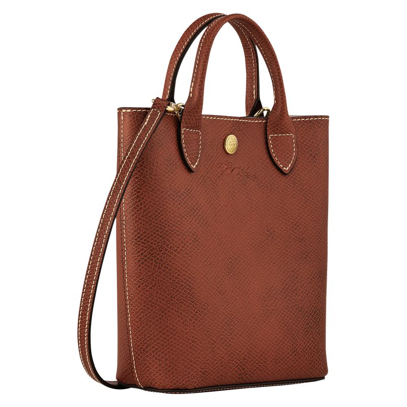 Longchamp Épure Xs Women Tote Bag Brown | Australia-420ZMJOUQ