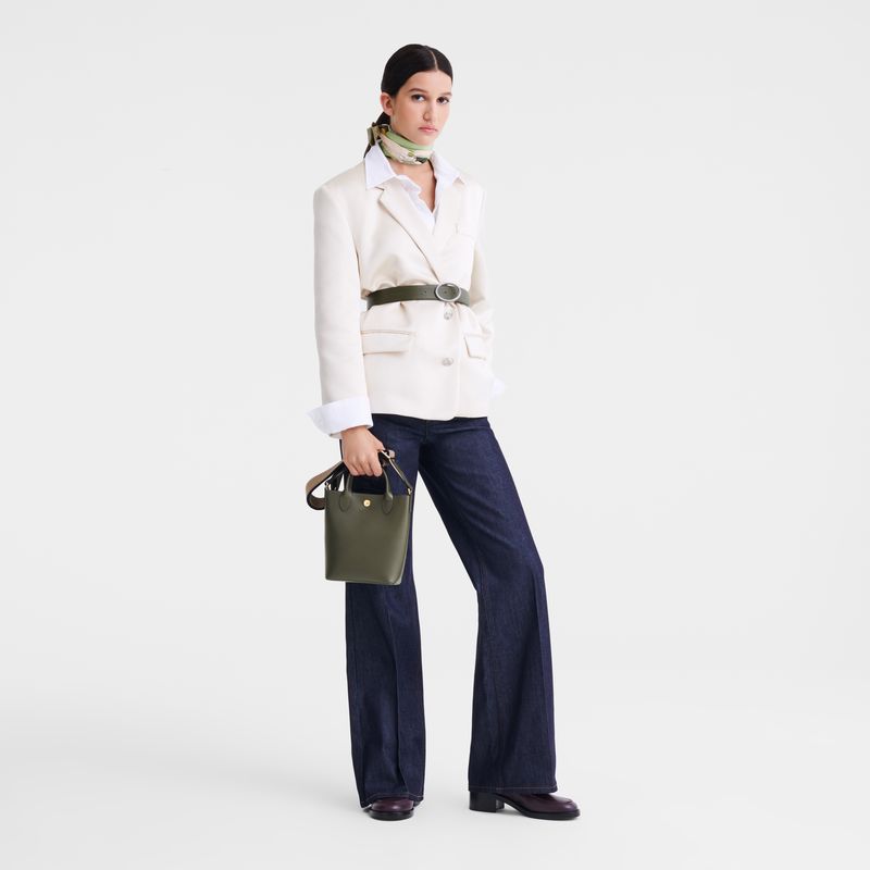 Longchamp Épure Xs Women Tote Bag Khaki | Australia-268XAEDUR